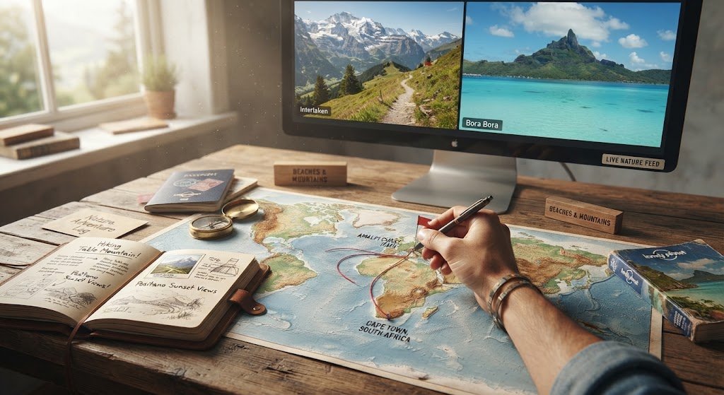 Amazing Places Where You Can Combine Beaches and Mountains