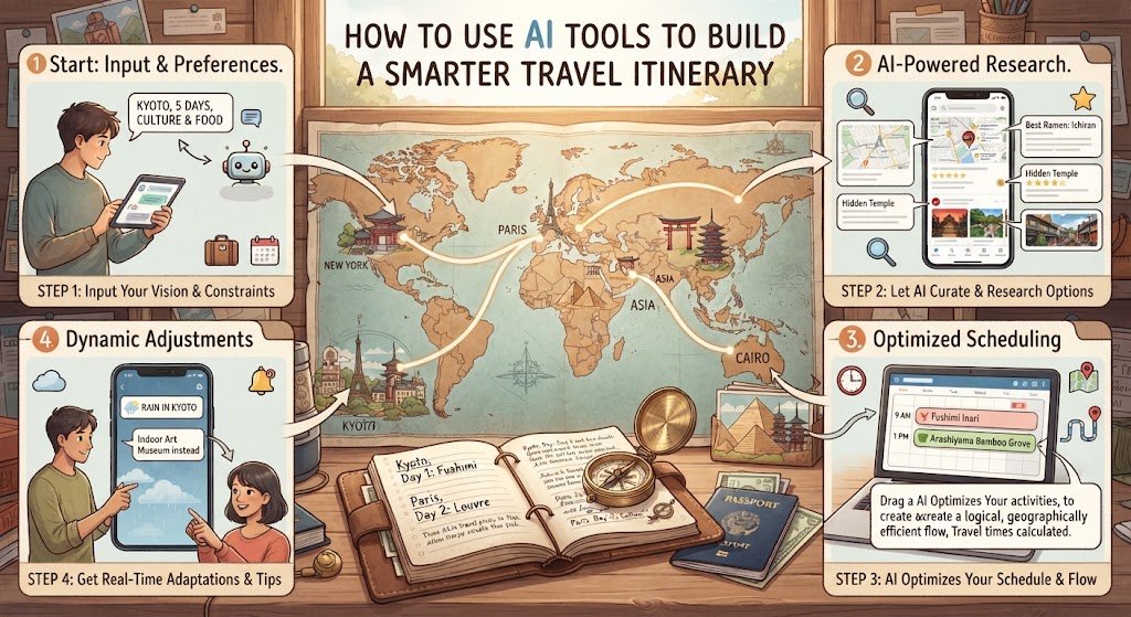 How to Use AI Tools to Build a Smarter Travel Itinerary