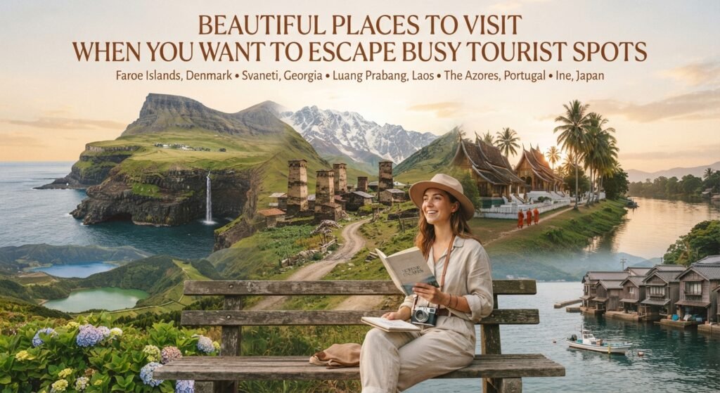 Beautiful Places to Visit When You Want to Escape Busy Tourist Spots