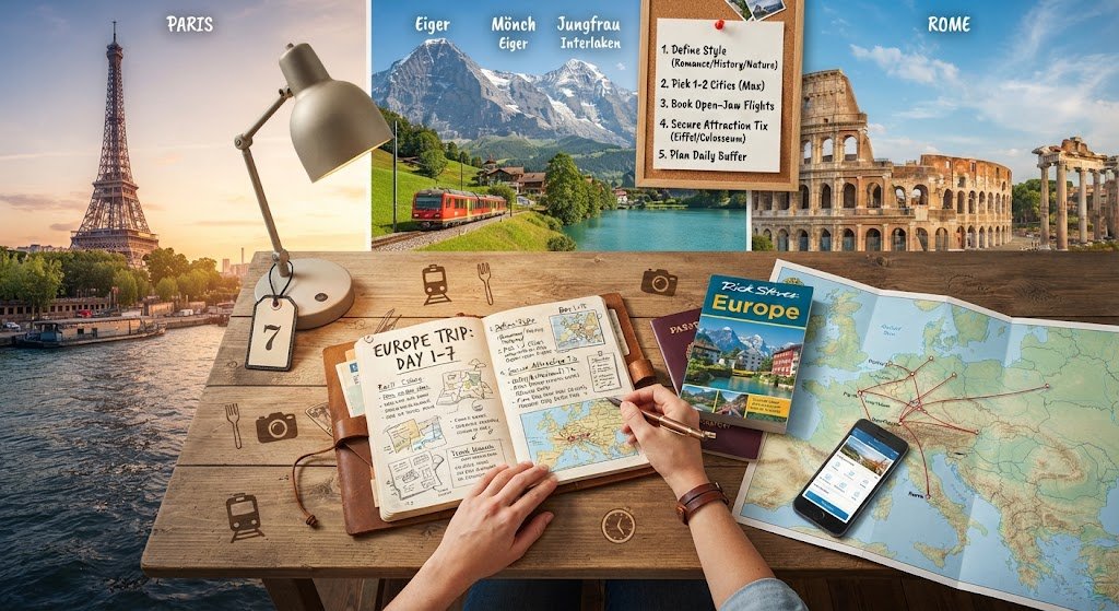 How to Build a Perfect 7-Day Europe Itinerary From Scratch
